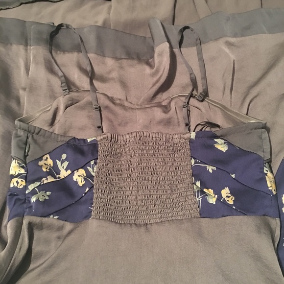 Free People high-low Blue and grey dress - Picture 2 of 8